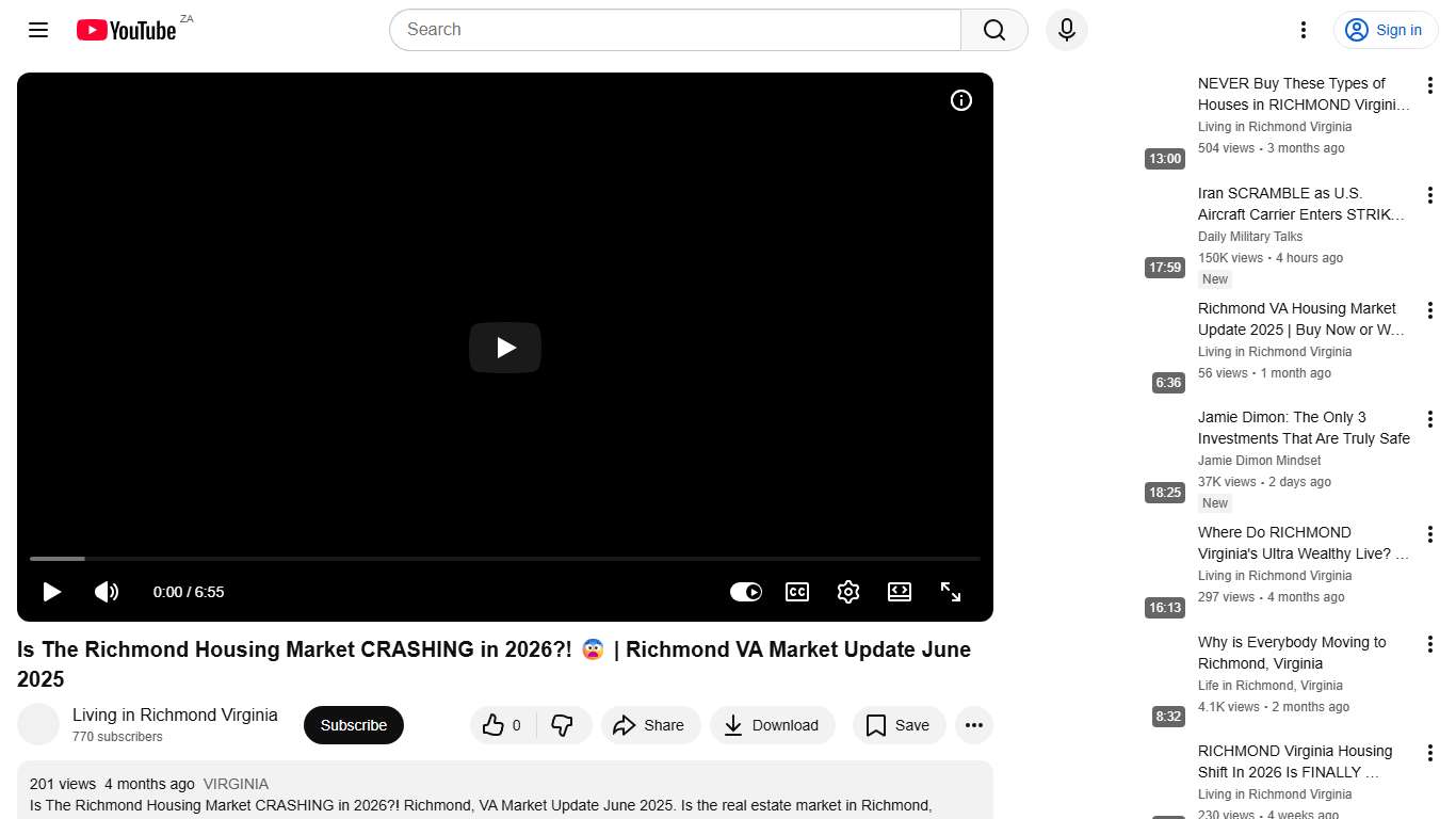 Is The Richmond Housing Market CRASHING in 2026?! 😨 Richmond VA Market Update June 2025 - YouTube